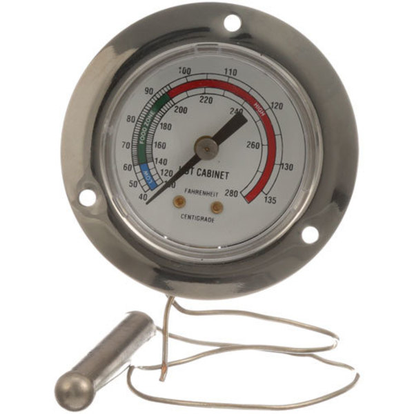 Cres Cor Thermometer 2", 100-280F, 3" Flange 5240-008